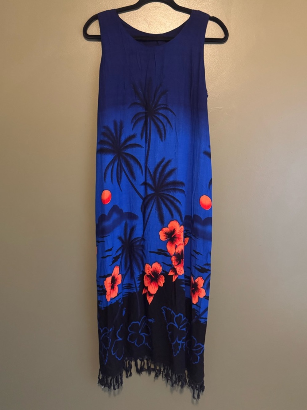 Ingear Navy Blue Dress with Fringe